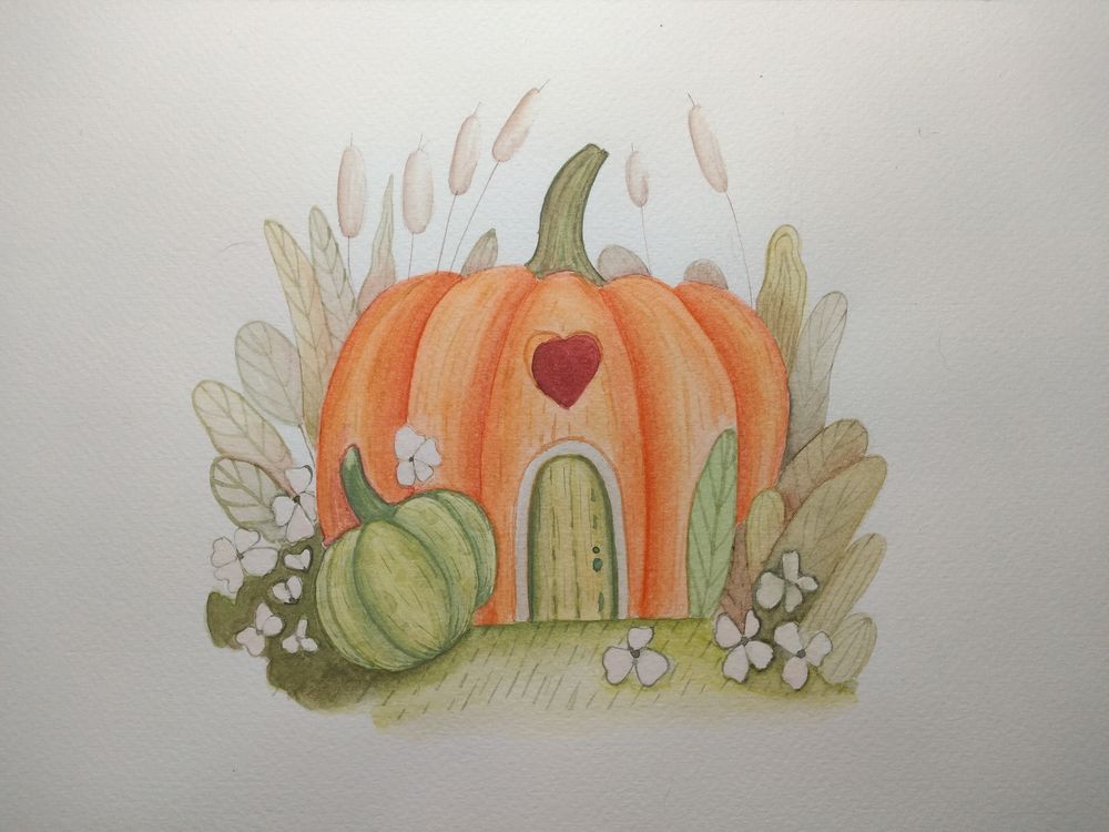 Otoño en acuarela