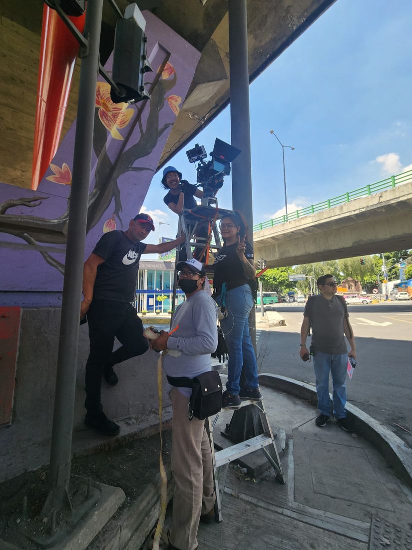 Rodaje en locación urbana